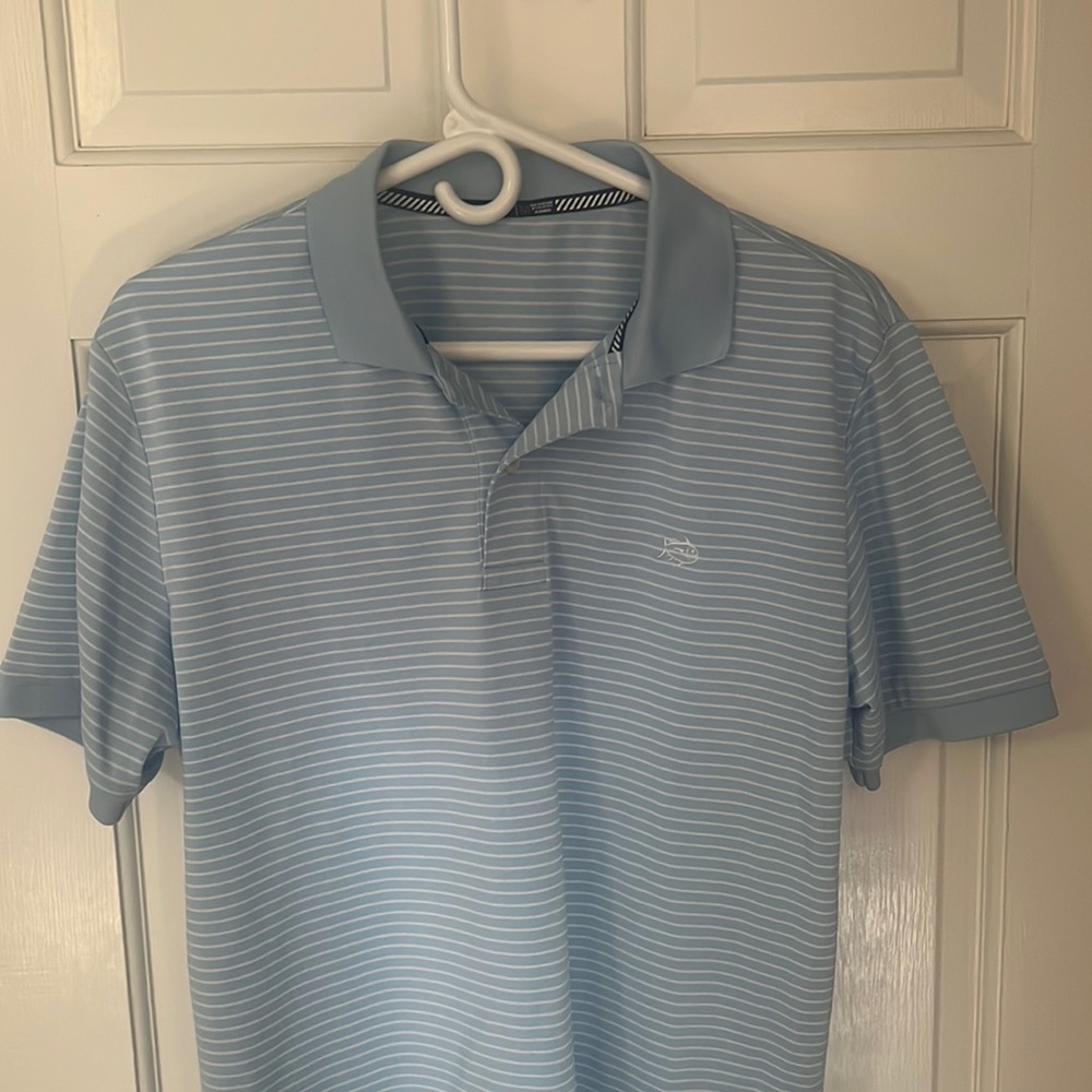 Southern Tide Striped Polo Shirt Men’s Size Medium